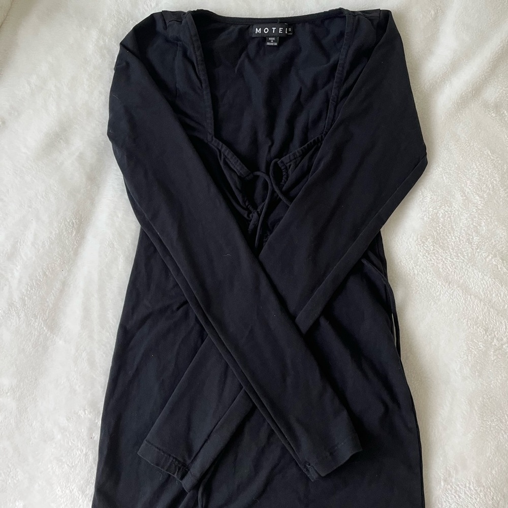 Motel Rocks black mini dress